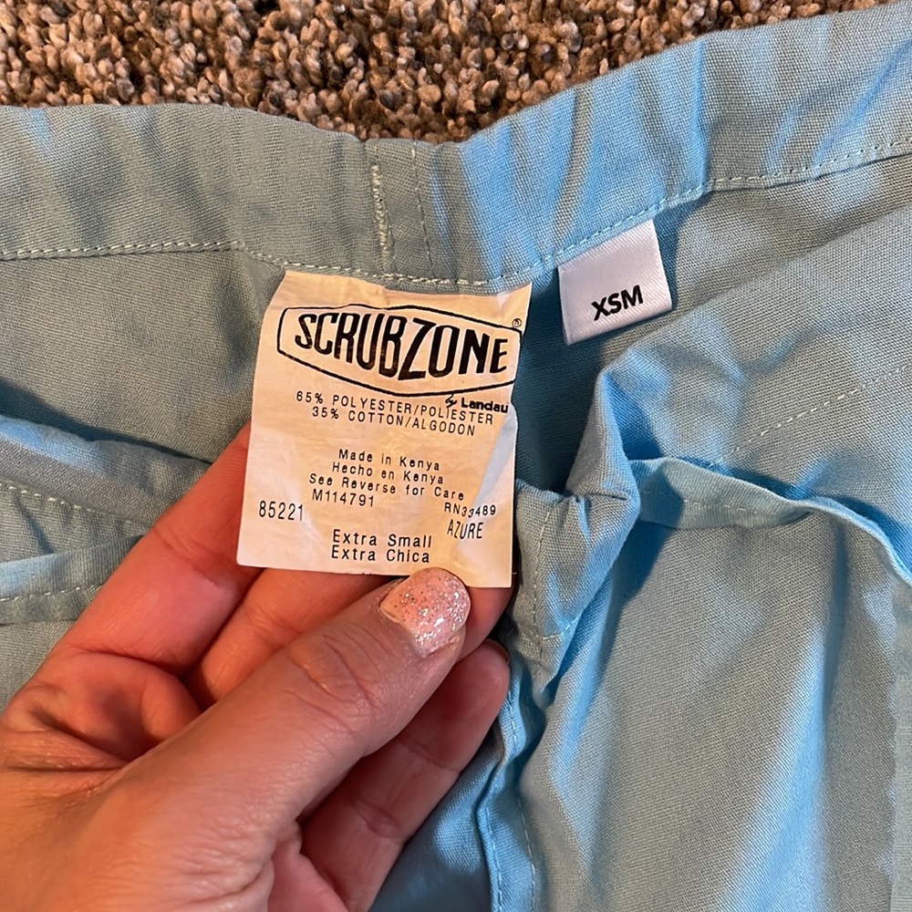 NWOT scrub zone scrub set xs - Picture 3 of 3